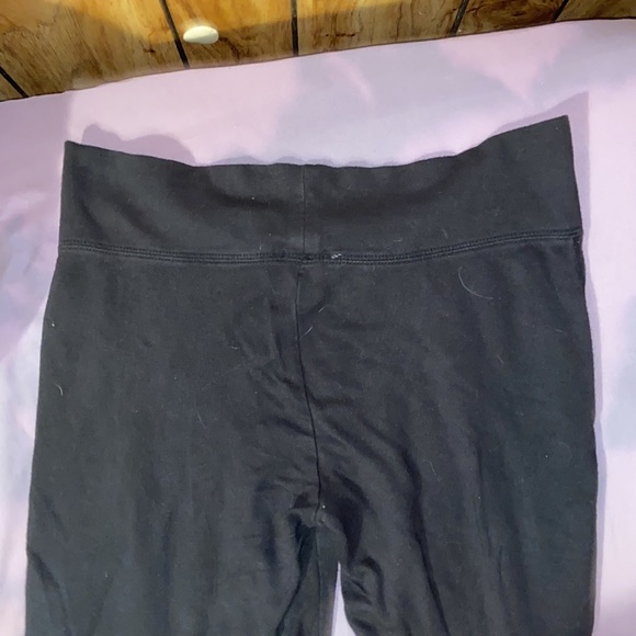 Black bell bottom leggings - Picture 3 of 5